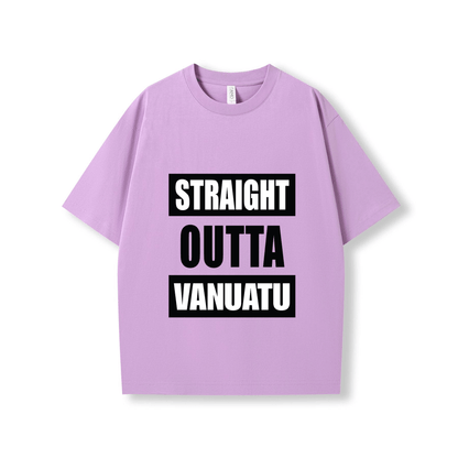 STRAIGHT OUTTA VANUATU | OVERSIZE UNISEX TEE - Stick N It