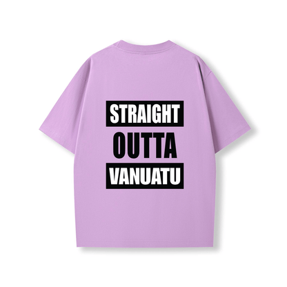 STRAIGHT OUTTA VANUATU | OVERSIZE UNISEX TEE - Stick N It