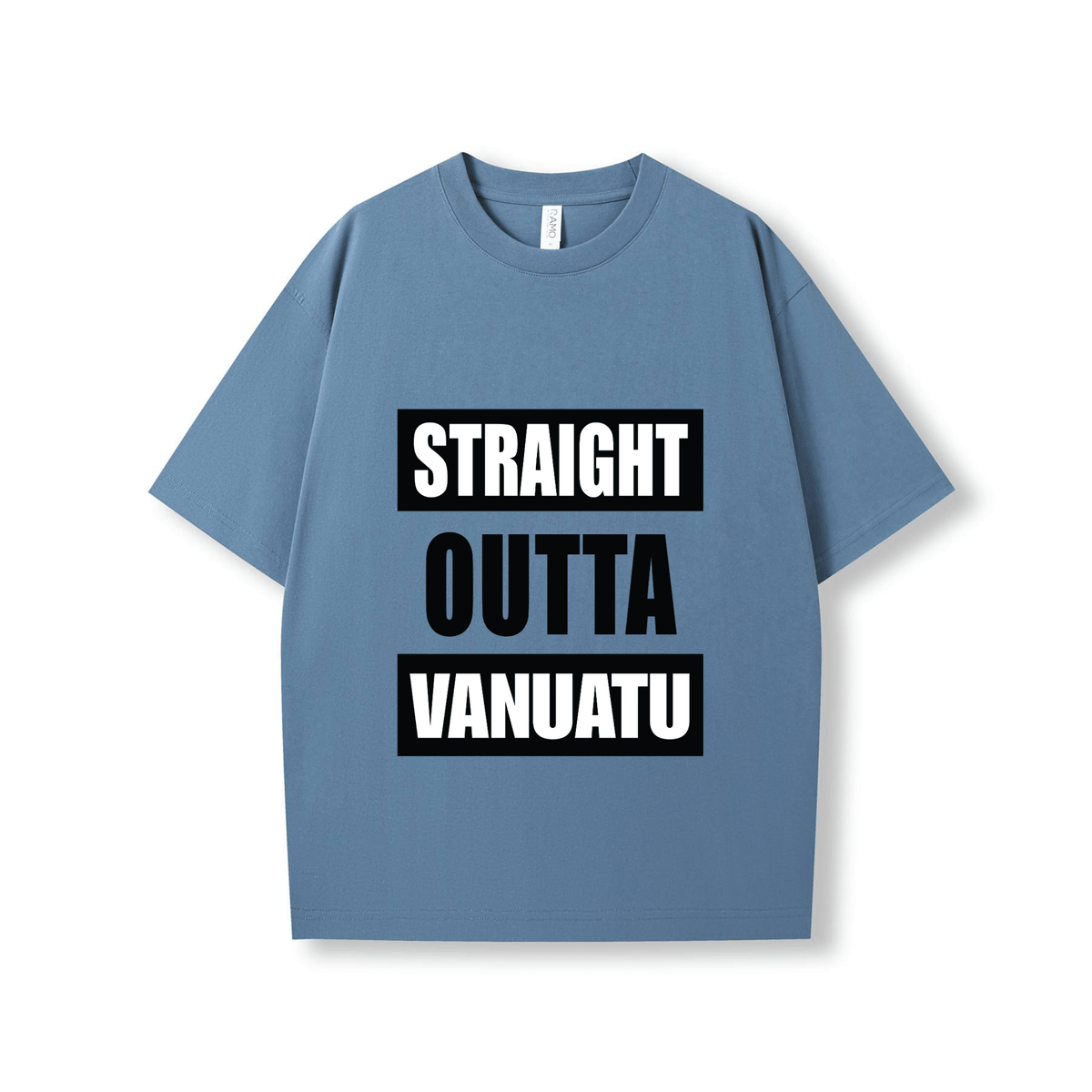STRAIGHT OUTTA VANUATU | OVERSIZE UNISEX TEE - Stick N It