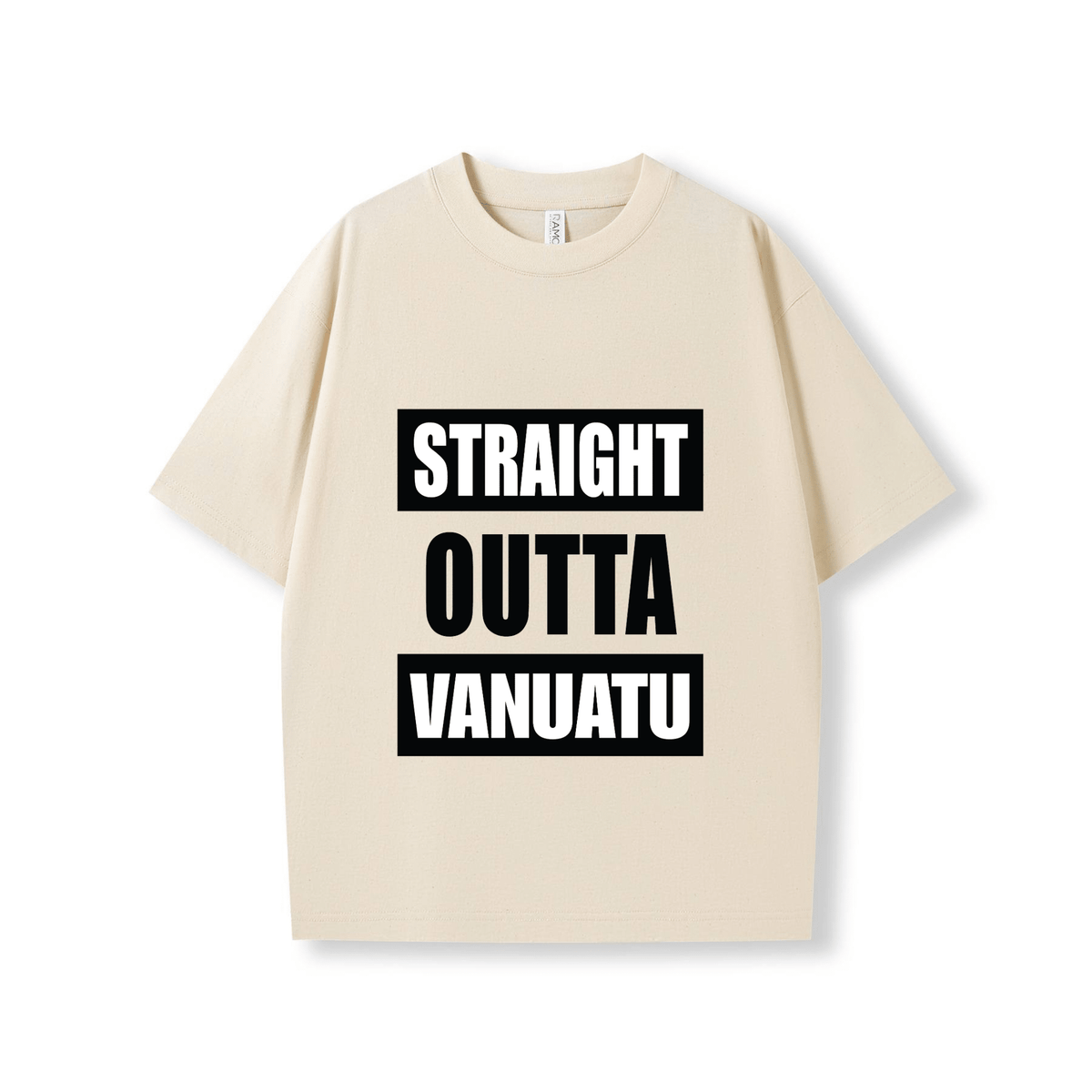 STRAIGHT OUTTA VANUATU | OVERSIZE UNISEX TEE - Stick N It