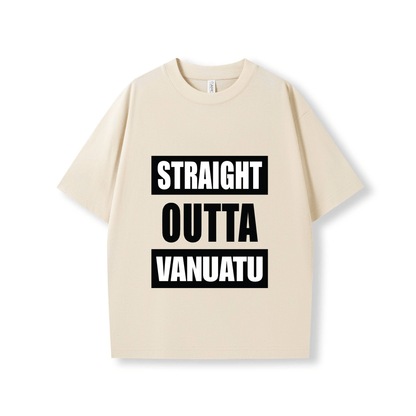 STRAIGHT OUTTA VANUATU | OVERSIZE UNISEX TEE - Stick N It