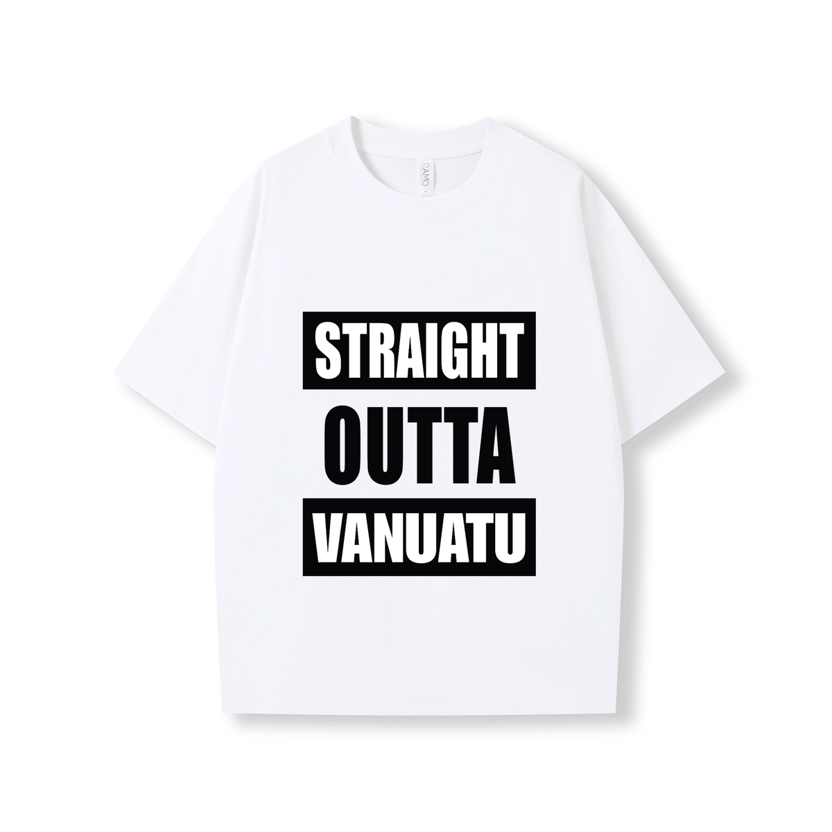 STRAIGHT OUTTA VANUATU | OVERSIZE UNISEX TEE - Stick N It