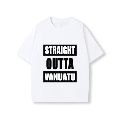 STRAIGHT OUTTA VANUATU | OVERSIZE UNISEX TEE - Stick N It