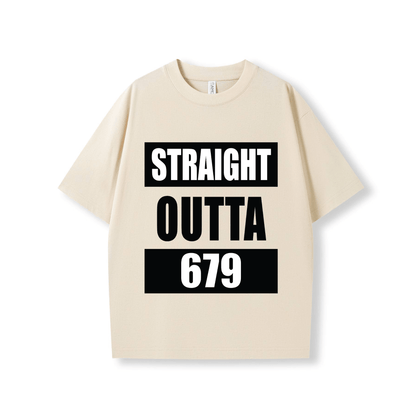 STRAIGHT OUTTA 679 | OVERSIZE UNISEX TEE - Stick N It