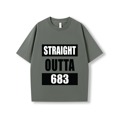 STRAIGHT OUTTA 683 | OVERSIZE UNISEX TEE - Stick N It