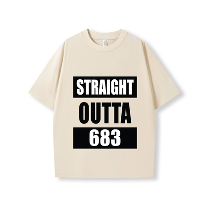 STRAIGHT OUTTA 683 | OVERSIZE UNISEX TEE - Stick N It