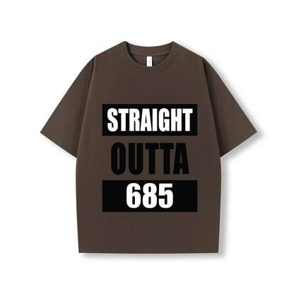 STRAIGHT OUTTA 685 | OVERSIZE UNISEX TEE - Stick N It