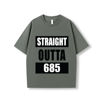 STRAIGHT OUTTA 685 | OVERSIZE UNISEX TEE - Stick N It