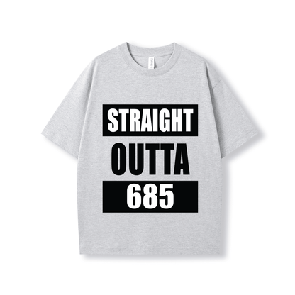 STRAIGHT OUTTA 685 | OVERSIZE UNISEX TEE - Stick N It