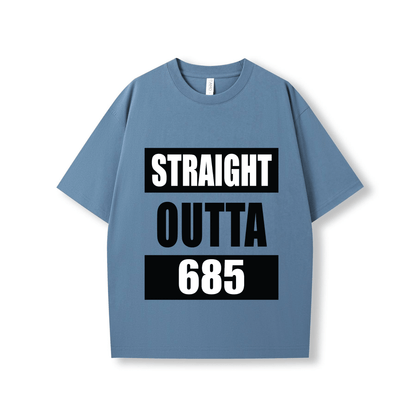 STRAIGHT OUTTA 685 | OVERSIZE UNISEX TEE - Stick N It