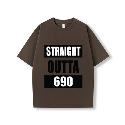 STRAIGHT OUTTA 690 | OVERSIZE UNISEX TEE - Stick N It