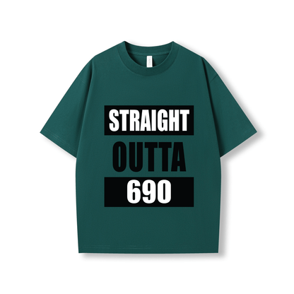 STRAIGHT OUTTA 690 | OVERSIZE UNISEX TEE - Stick N It