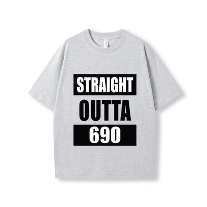 STRAIGHT OUTTA 690 | OVERSIZE UNISEX TEE - Stick N It