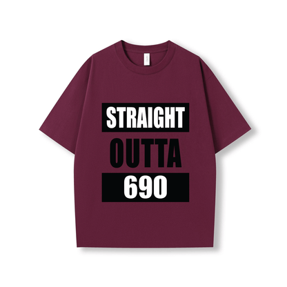 STRAIGHT OUTTA 690 | OVERSIZE UNISEX TEE - Stick N It