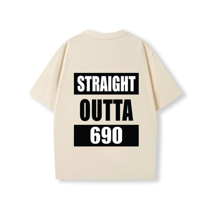 STRAIGHT OUTTA 690 | OVERSIZE UNISEX TEE - Stick N It
