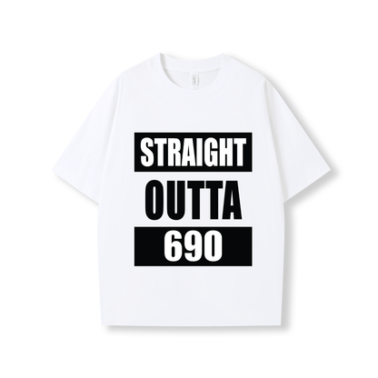 STRAIGHT OUTTA 690 | OVERSIZE UNISEX TEE - Stick N It