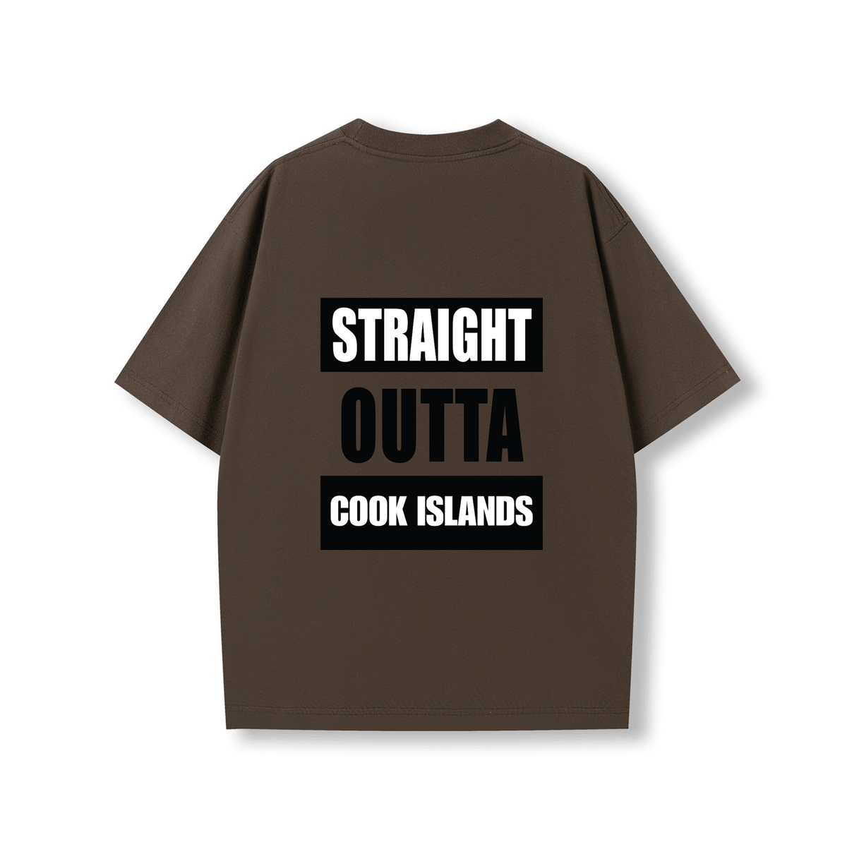 STRAIGHT OUTTA COOK ISLANDS | OVERSIZE UNISEX TEE - Stick N It