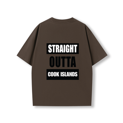 STRAIGHT OUTTA COOK ISLANDS | OVERSIZE UNISEX TEE - Stick N It