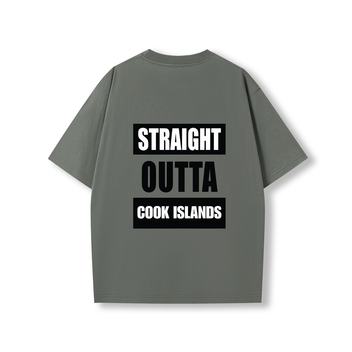 STRAIGHT OUTTA COOK ISLANDS | OVERSIZE UNISEX TEE - Stick N It