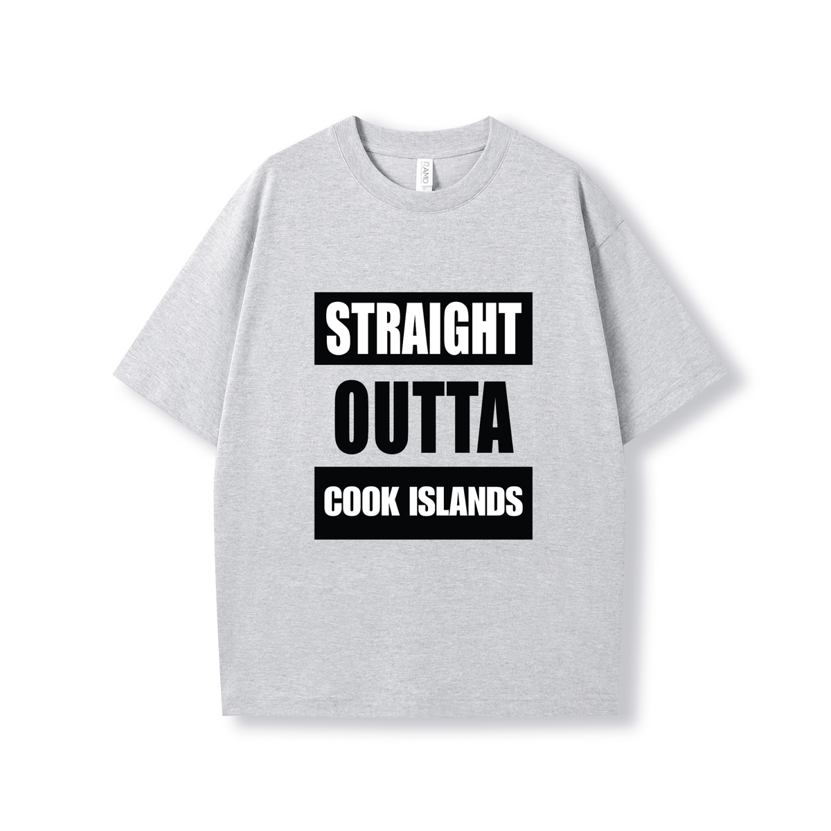 STRAIGHT OUTTA COOK ISLANDS | OVERSIZE UNISEX TEE - Stick N It