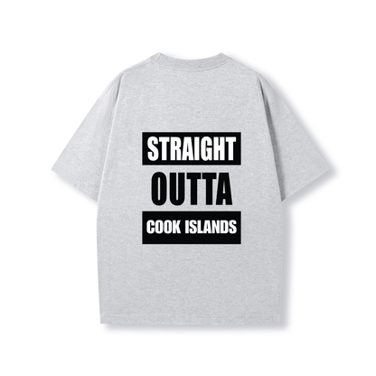STRAIGHT OUTTA COOK ISLANDS | OVERSIZE UNISEX TEE - Stick N It