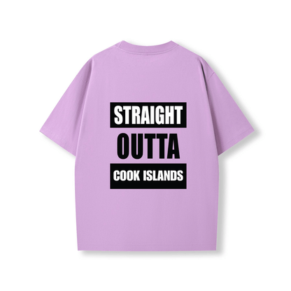 STRAIGHT OUTTA COOK ISLANDS | OVERSIZE UNISEX TEE - Stick N It