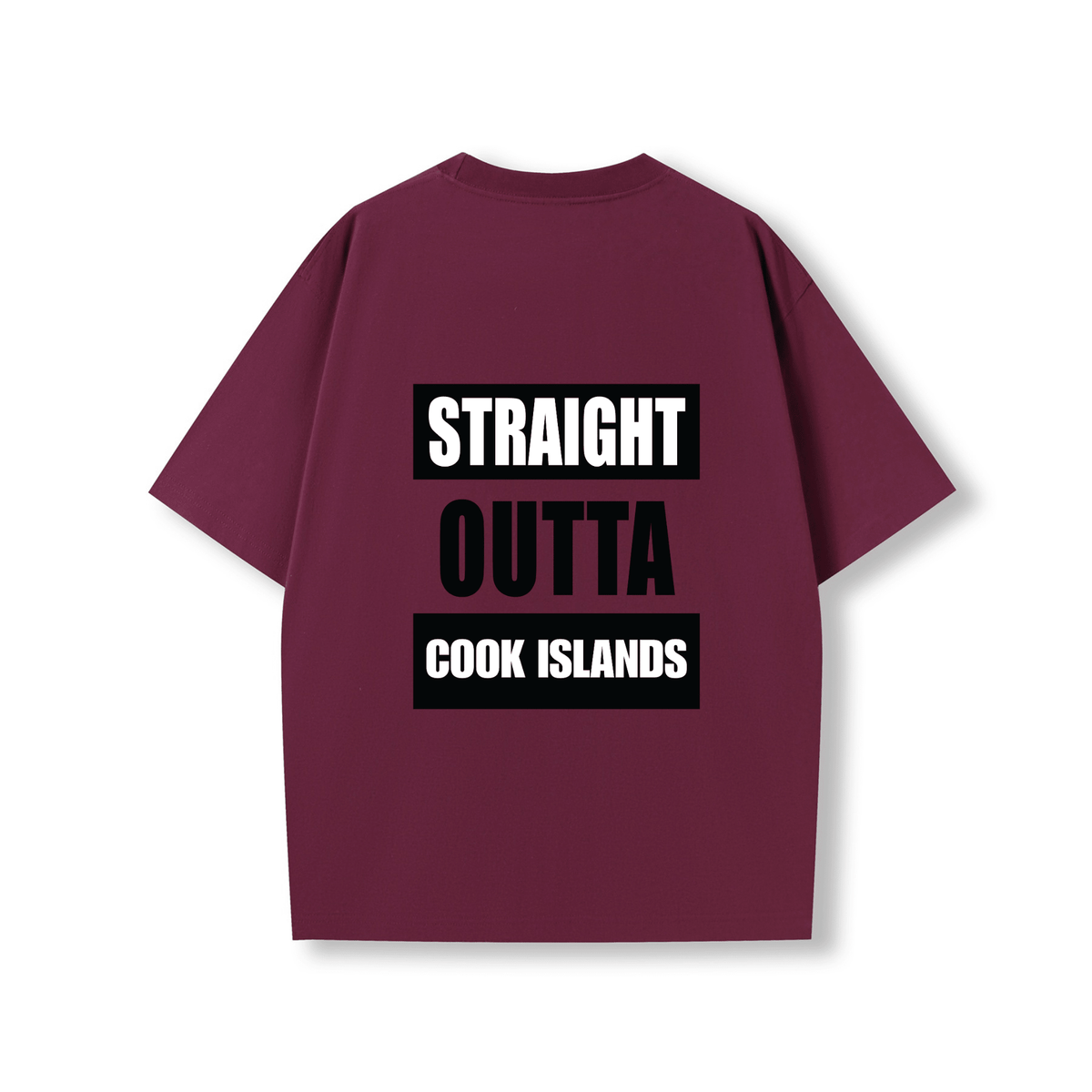STRAIGHT OUTTA COOK ISLANDS | OVERSIZE UNISEX TEE - Stick N It