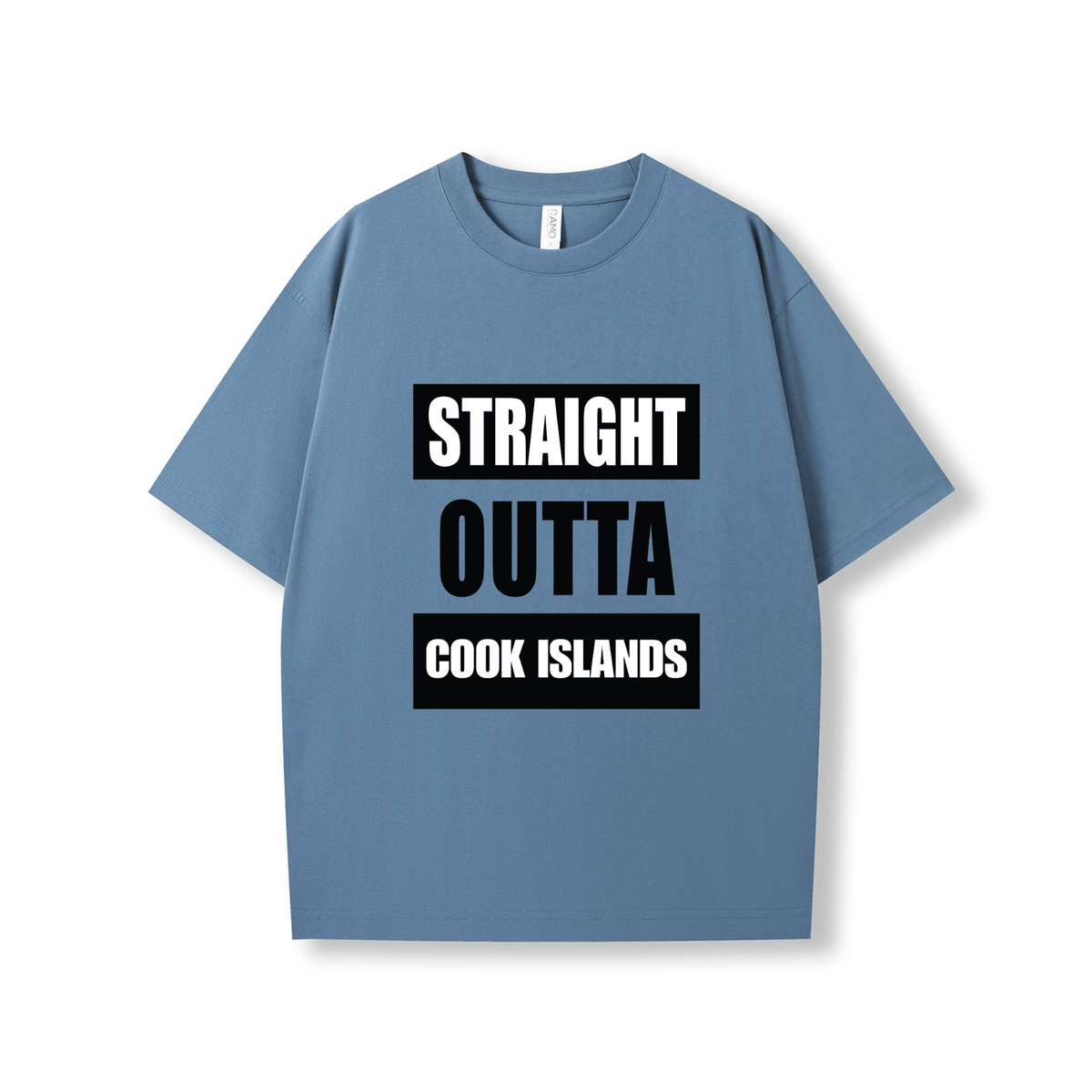 STRAIGHT OUTTA COOK ISLANDS | OVERSIZE UNISEX TEE - Stick N It