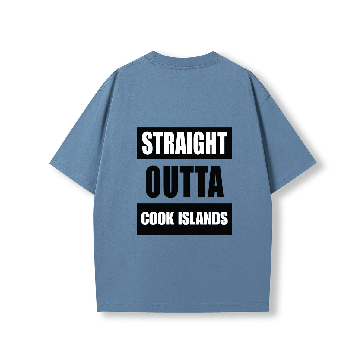 STRAIGHT OUTTA COOK ISLANDS | OVERSIZE UNISEX TEE - Stick N It
