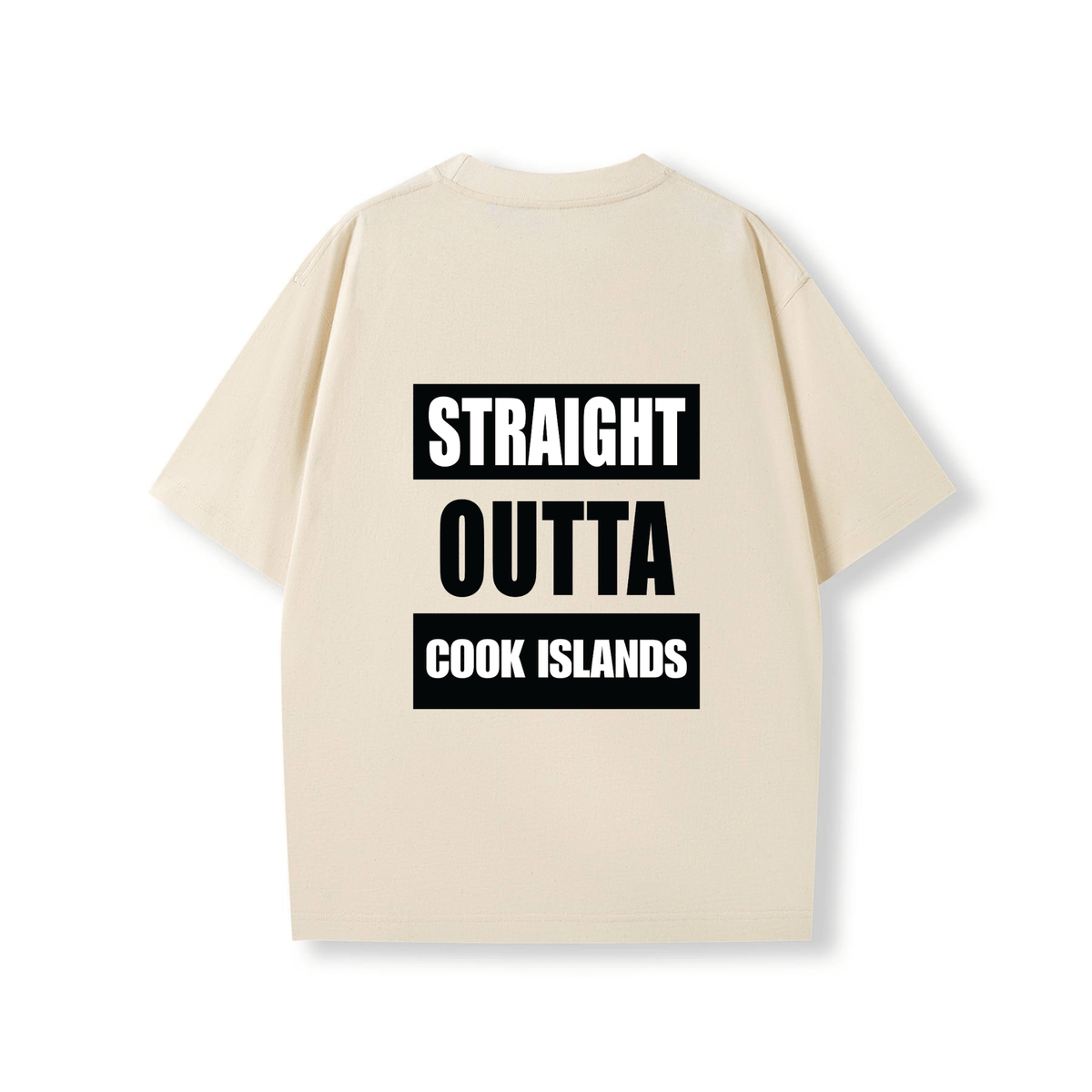 STRAIGHT OUTTA COOK ISLANDS | OVERSIZE UNISEX TEE - Stick N It