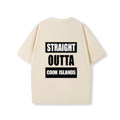 STRAIGHT OUTTA COOK ISLANDS | OVERSIZE UNISEX TEE - Stick N It