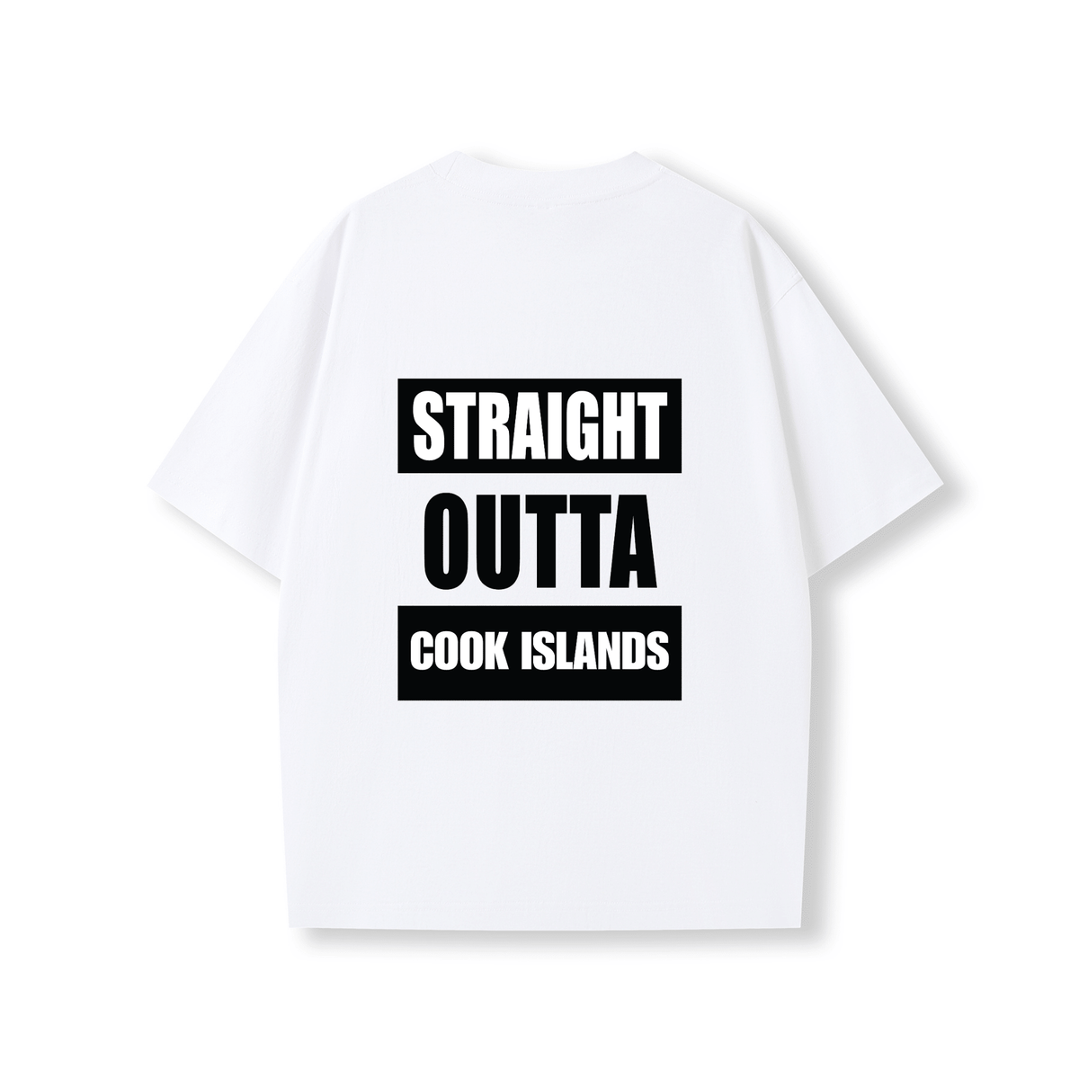 STRAIGHT OUTTA COOK ISLANDS | OVERSIZE UNISEX TEE - Stick N It