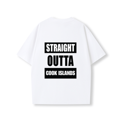 STRAIGHT OUTTA COOK ISLANDS | OVERSIZE UNISEX TEE - Stick N It