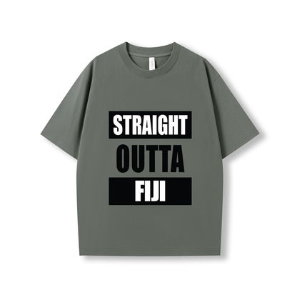 STRAIGHT OUTTA FIJI | OVERSIZE UNISEX TEE - Stick N It