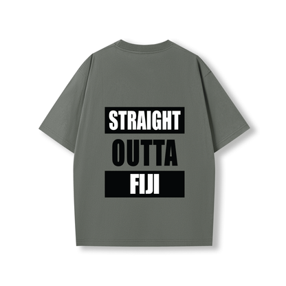 STRAIGHT OUTTA FIJI | OVERSIZE UNISEX TEE - Stick N It