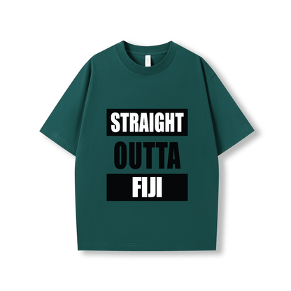 STRAIGHT OUTTA FIJI | OVERSIZE UNISEX TEE - Stick N It