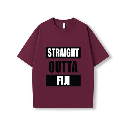STRAIGHT OUTTA FIJI | OVERSIZE UNISEX TEE - Stick N It