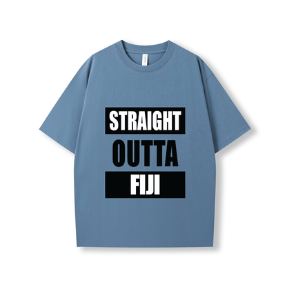 STRAIGHT OUTTA FIJI | OVERSIZE UNISEX TEE - Stick N It