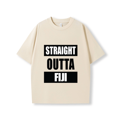 STRAIGHT OUTTA FIJI | OVERSIZE UNISEX TEE - Stick N It