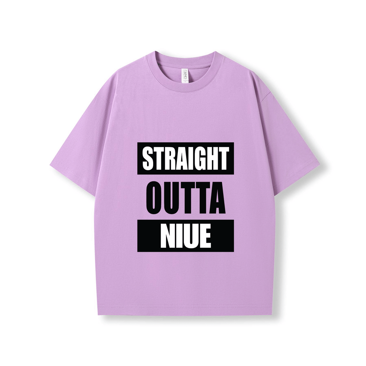 STRAIGHT OUTTA NIUE | OVERSIZE UNISEX TEE - Stick N It
