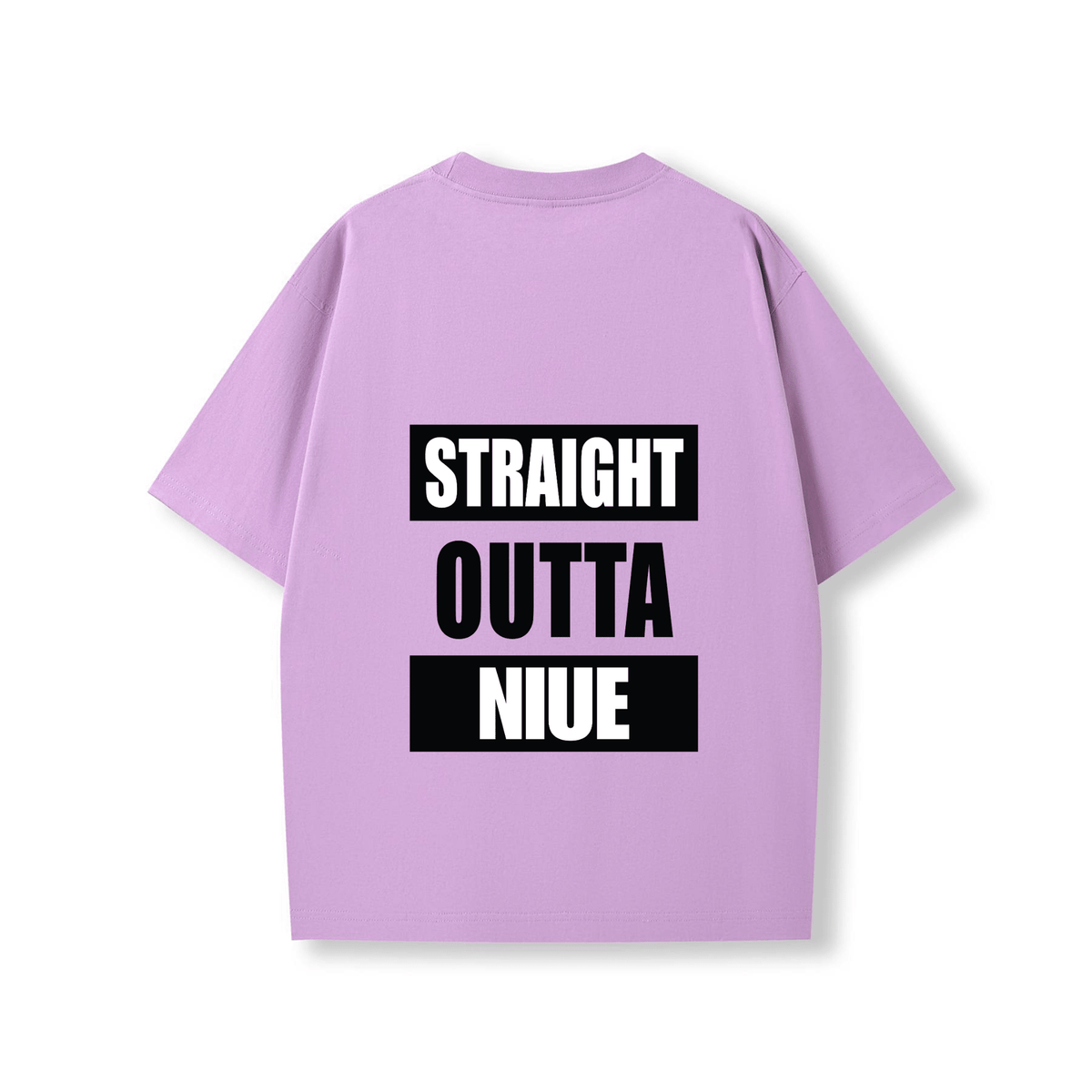 STRAIGHT OUTTA NIUE | OVERSIZE UNISEX TEE - Stick N It