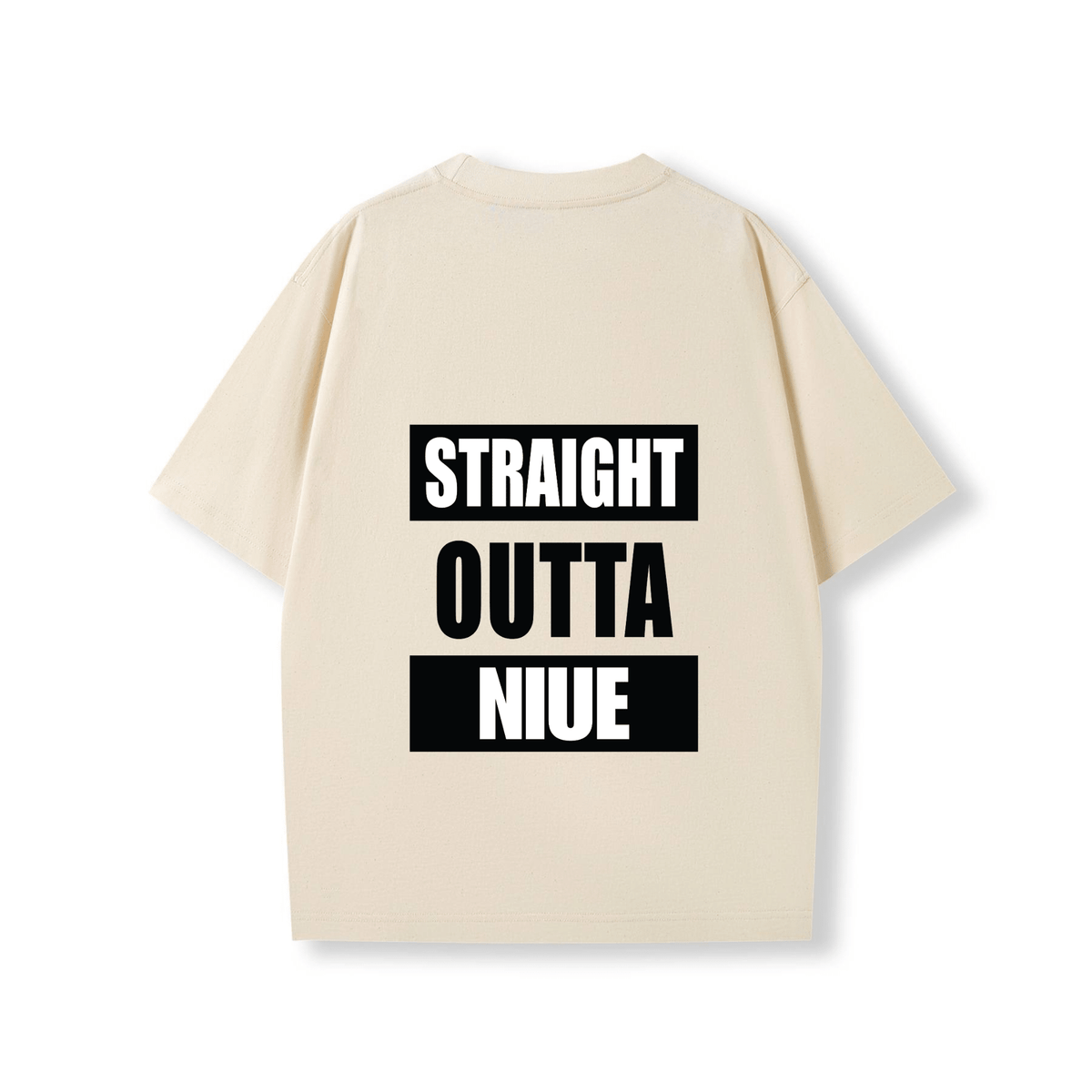 STRAIGHT OUTTA NIUE | OVERSIZE UNISEX TEE - Stick N It