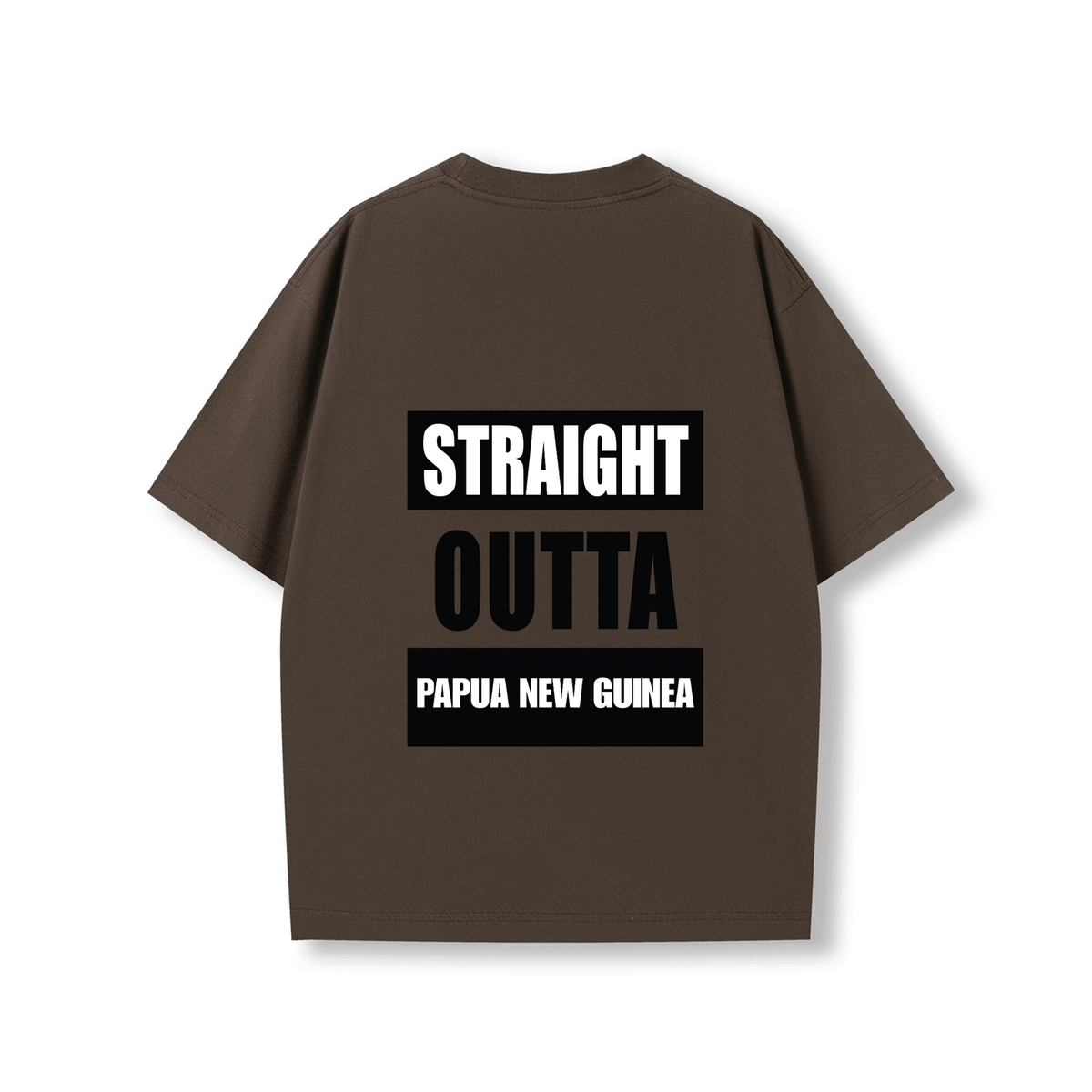 STRAIGHT OUTTA PAPUA NEW GUINEA | OVERSIZE UNISEX TEE - Stick N It