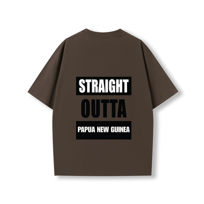 STRAIGHT OUTTA PAPUA NEW GUINEA | OVERSIZE UNISEX TEE - Stick N It