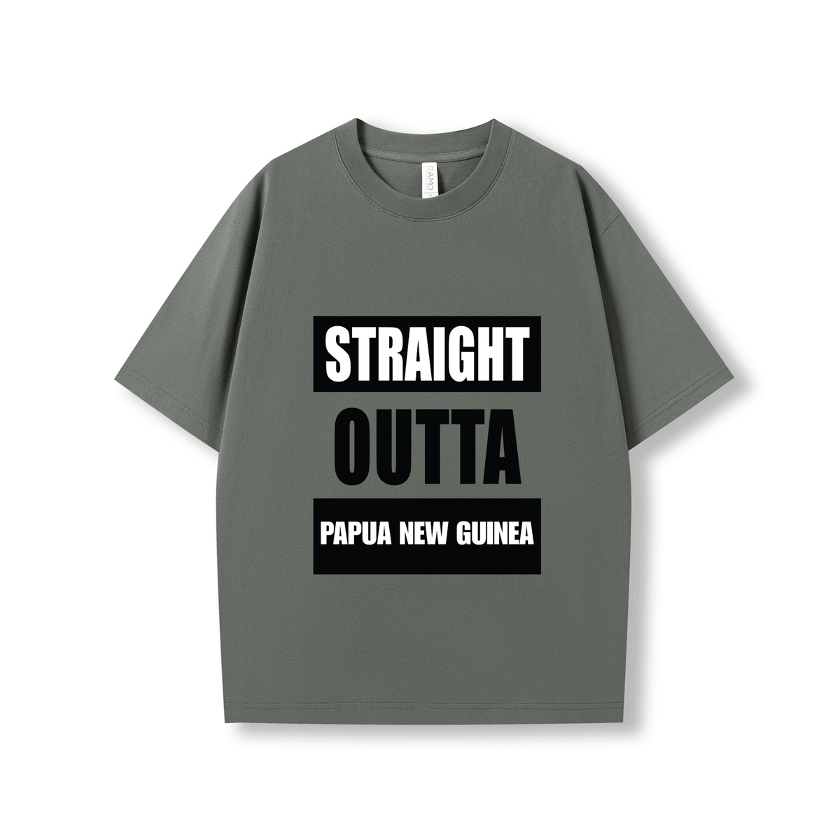 STRAIGHT OUTTA PAPUA NEW GUINEA | OVERSIZE UNISEX TEE - Stick N It