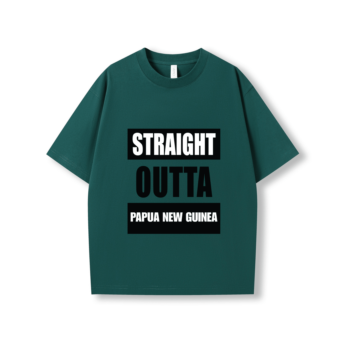 STRAIGHT OUTTA PAPUA NEW GUINEA | OVERSIZE UNISEX TEE - Stick N It