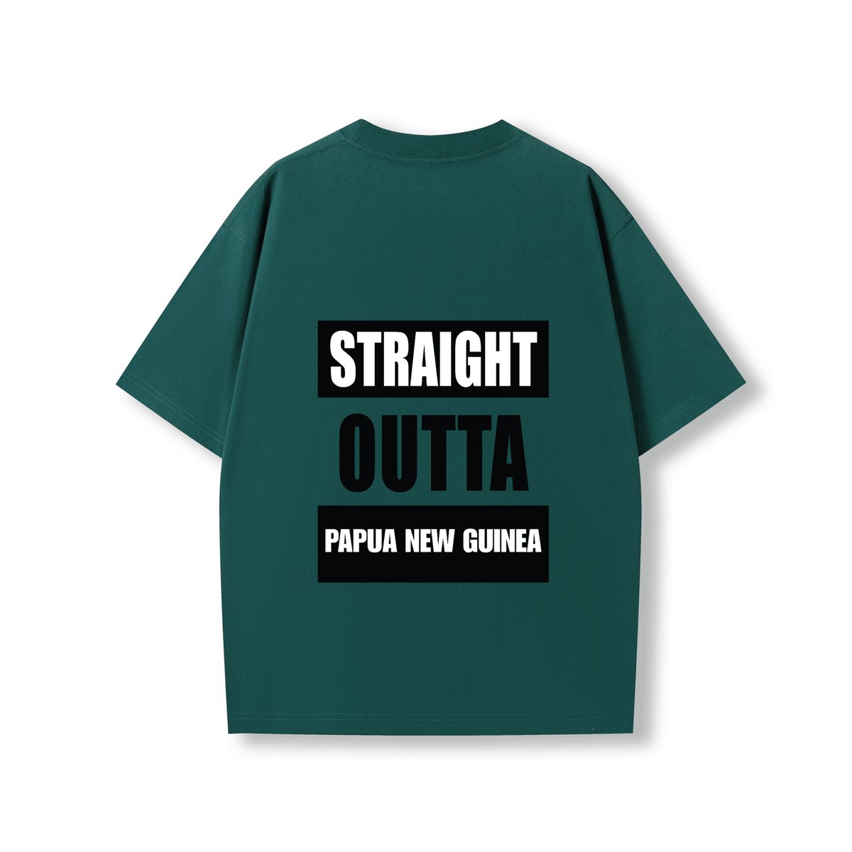STRAIGHT OUTTA PAPUA NEW GUINEA | OVERSIZE UNISEX TEE - Stick N It