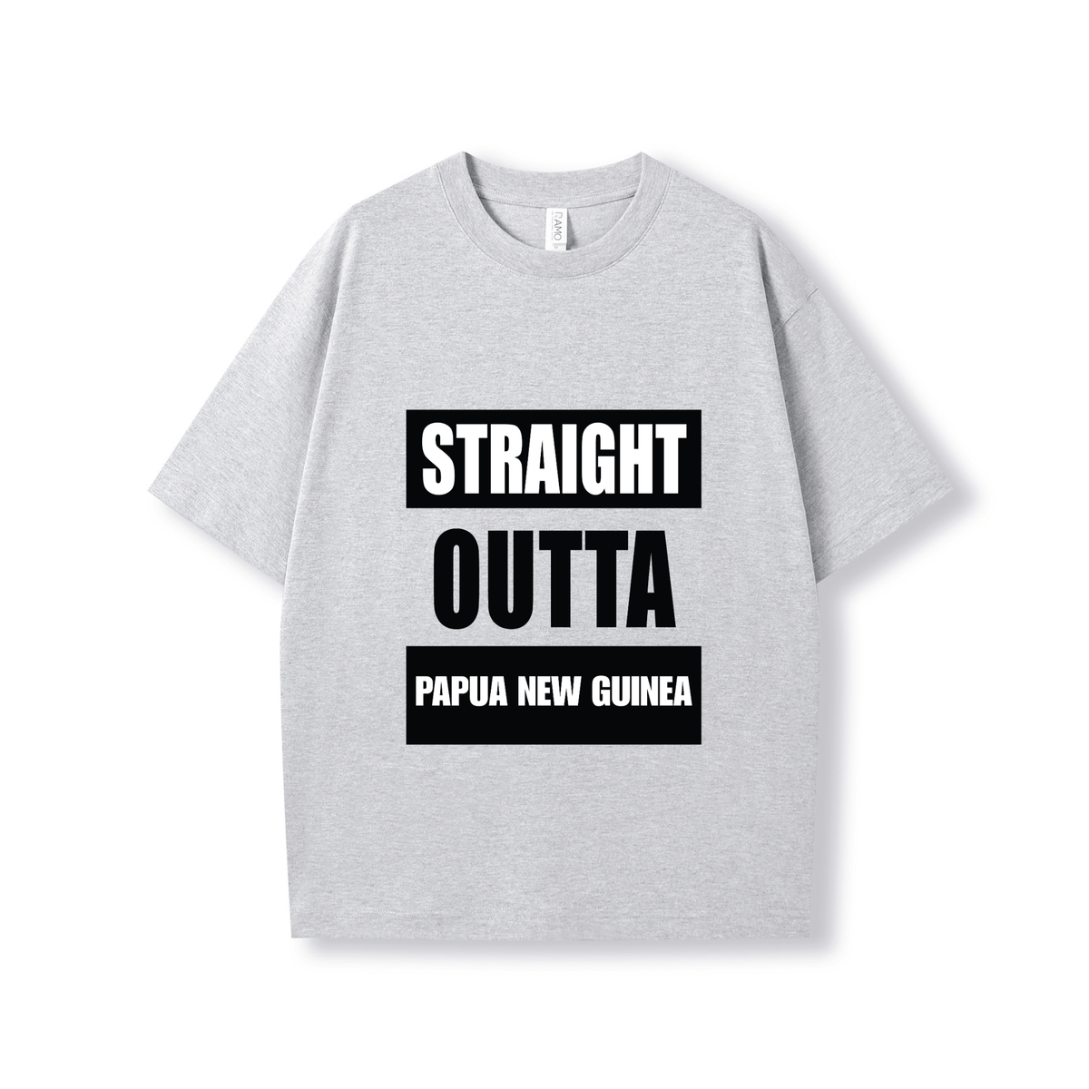 STRAIGHT OUTTA PAPUA NEW GUINEA | OVERSIZE UNISEX TEE - Stick N It