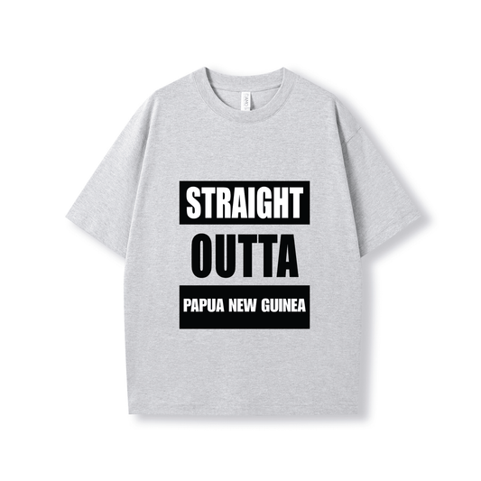 STRAIGHT OUTTA PAPUA NEW GUINEA | OVERSIZE UNISEX TEE - Stick N It