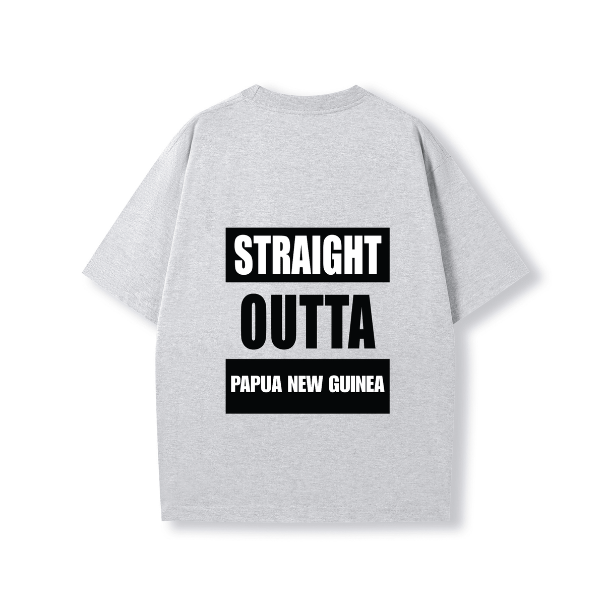 STRAIGHT OUTTA PAPUA NEW GUINEA | OVERSIZE UNISEX TEE - Stick N It